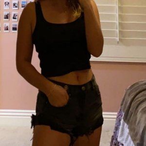 Free People Jean Shorts